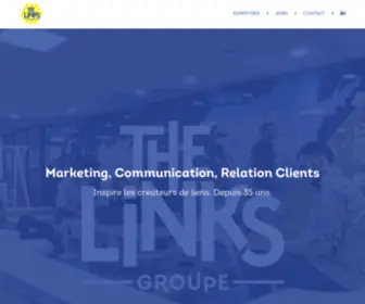 Groupe-Thelinks.fr(The Links Groupe) Screenshot