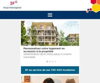 Groupe3F.fr(Bienvenue sur notre site) Screenshot
