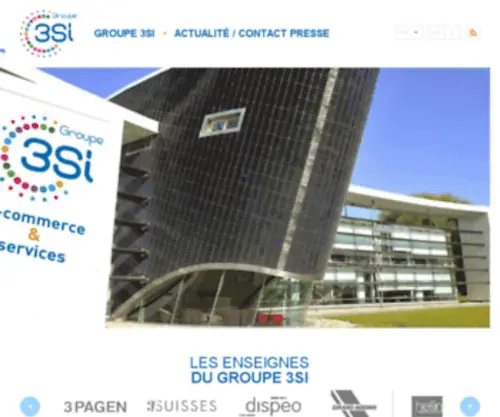 Groupe3SI.com(3SI Group) Screenshot