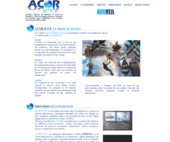 Groupeacor.com(ACCUEIL GROUPE ACOR) Screenshot