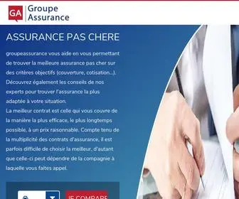 Groupeassurance.fr(Assurance pas cher Comparez les tarifs en ligne) Screenshot