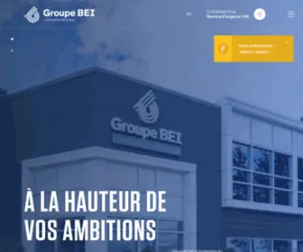 Groupebei.com(Groupe BEI) Screenshot