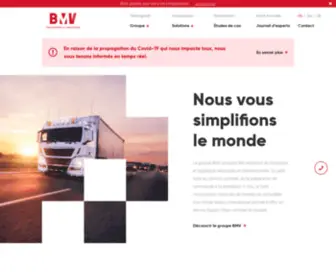 Groupebmv.com(Transports et Logistique) Screenshot