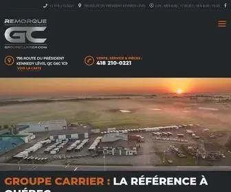 Groupecarrier.com(Groupe Carrier) Screenshot