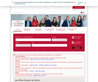 Groupeclarins-RH.com(Site d'offres d'emploi) Screenshot