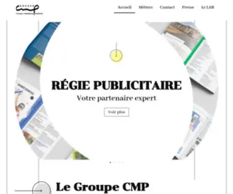 Groupecmp.com(CMP, l'agence de toutes les communications) Screenshot