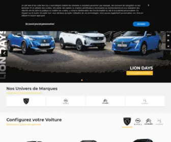 Groupedubreuil-Automobiles.com(Peugeot, Opel, Citroën, DS) Screenshot