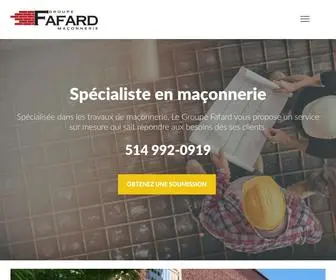 Groupefafard.com(Le Groupe Fafard) Screenshot