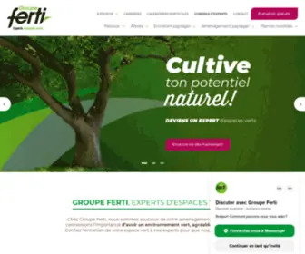 Groupeferti.com(Groupe Ferti) Screenshot