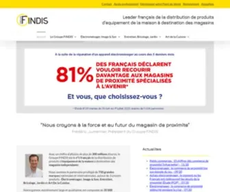 Groupefindis.fr(Groupe Findis : distributeur leader en équipement de la maison) Screenshot