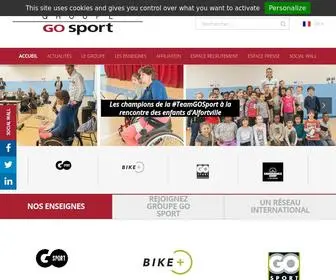 Groupegosport.com(Groupe GO Sport) Screenshot