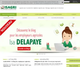 Groupeisa.com(ISAGRI) Screenshot