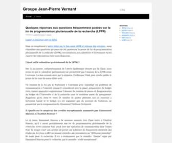 Groupejeanpierrevernant.info(Groupejeanpierrevernant info) Screenshot