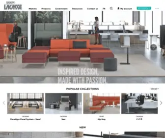 Groupelacasse.com(Modern Office Furniture) Screenshot