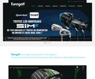 Groupement-Eurogolf.com(Découvrez un large choix de matériel et équipement de golf) Screenshot