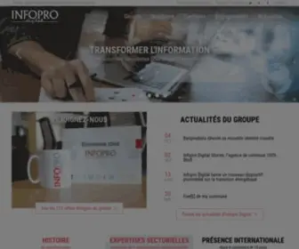 Groupemoniteur.fr(Infopro Digital transforme l'information en performance) Screenshot