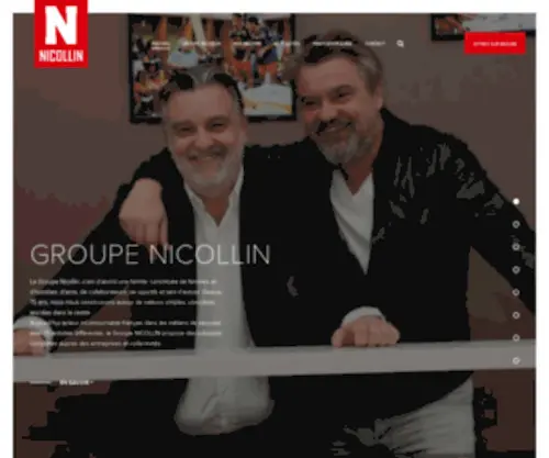 Groupenicollin.com(Le Groupe Nicollin) Screenshot
