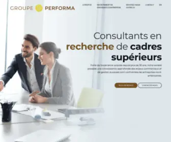 Groupeperforma.com(GROUPE PERFORMA) Screenshot