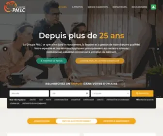 Groupepmlc.com(Le Groupe PMLC) Screenshot