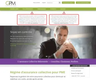 Groupepremiermedical.ca(GPM) Screenshot