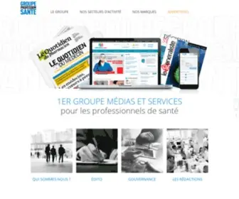 Groupeprofessionsante.fr(Groupe Profession Santé) Screenshot