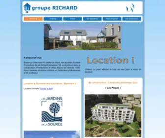 Grouperichard.ch(Groupe Richard SA) Screenshot