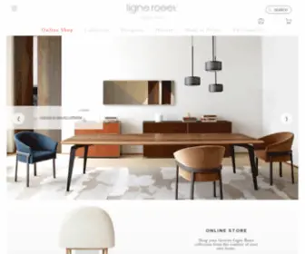 Grouperoset.net(Shop your favorite Ligne Roset collection from the comfort of your own home.  Ligne Roset) Screenshot