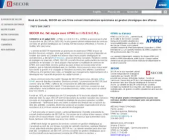 Groupesecor.com(Groupesecor) Screenshot
