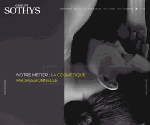 Groupesothys.com(Groupe Sothys) Screenshot