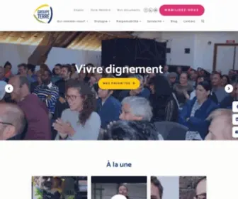 Groupeterre.org(Groupe Terre) Screenshot