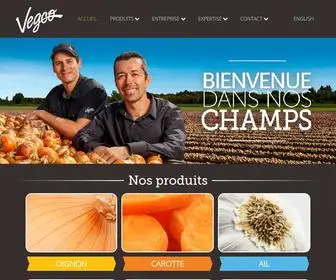Groupevegco.com(Producteur et distributeur de légumes frais) Screenshot