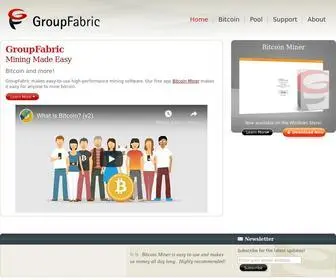Groupfabric.com(Mining Made Easy) Screenshot
