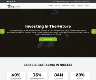 Groupfarma.com.ng(Groupfarma) Screenshot