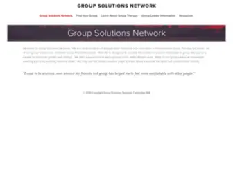 Groupfind.com(Group Solutions Network) Screenshot