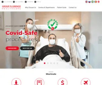 Groupflorence.ge(Group Florence Nightingale Hospitals) Screenshot