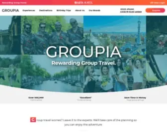 Groupia.com(Group Travel Made Easy) Screenshot