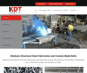 Groupkdt.com.au(Steel Fabrication Brisbane Southside) Screenshot