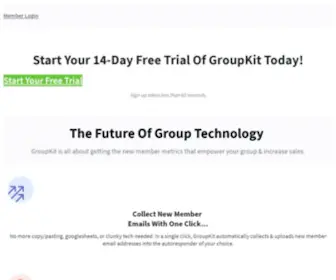 Groupkit.com(Group CRM Technology) Screenshot