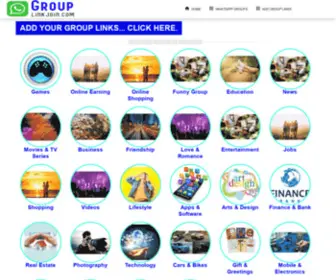 Grouplinkjoin.com(New Status) Screenshot