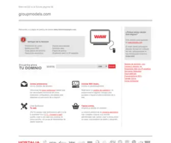 Groupmodels.com(Parking de Dominio) Screenshot