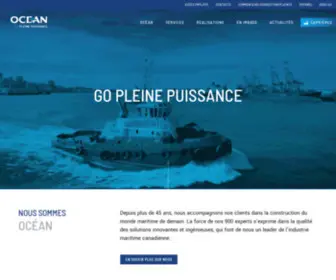 Groupocean.com(Groupe Océan) Screenshot