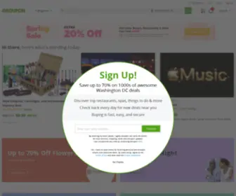 Groupon.com.pt(Groupon® Official Site) Screenshot