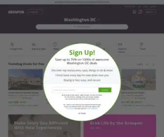 Groupon.com.ua(Groupon® Official Site) Screenshot