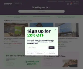 Groupon.com(Groupon® Official Site) Screenshot