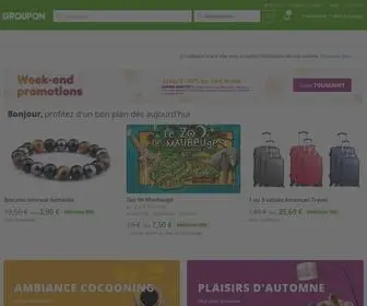 Groupon.fr Screenshot