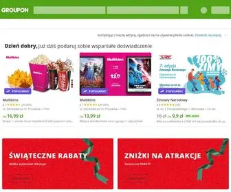 Groupon.pl(Odkrywaj i oszczędzaj z najlepszymi ofertami z Twojego miasta. To proste) Screenshot