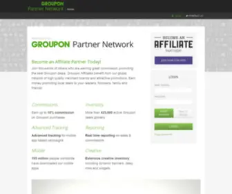 Grouponaffiliate.com(Groupon Affiliates) Screenshot