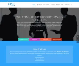 Grouppurchasingsolutions.com(Group Purchasing Solutions) Screenshot