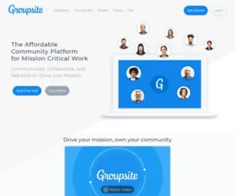 Groupsite.com(Online Collaboration) Screenshot