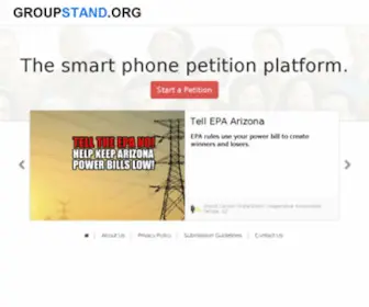 Groupstand.org(Build your Group) Screenshot